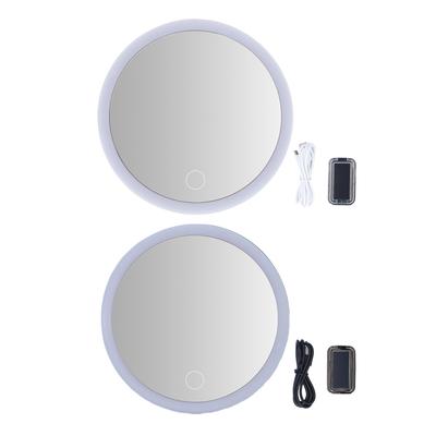 20X Lighted Magnifying Makeup Mirror 3 Color LED Vanity Mirror with Light Stepless Dimming with Suct