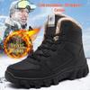 Unisex Winter Snow Boots: Thick, Non-Slip, Warm Velvet High-Tops for Cold Weather