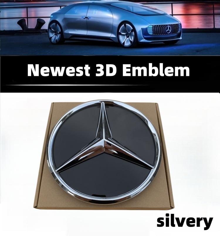 

3D Емблема Зірка на Решітку Радіатора Автомобіля Логотип на Передню Решітку для Mercedes Benz W204 W205 W213 X253 A B C E S CLA GLB GLC GLE GLS Аксесуари GLC-253 2015-2019