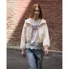 Egoist Big Embroidery Hoodie Zip Up Jumper Er3ojp01