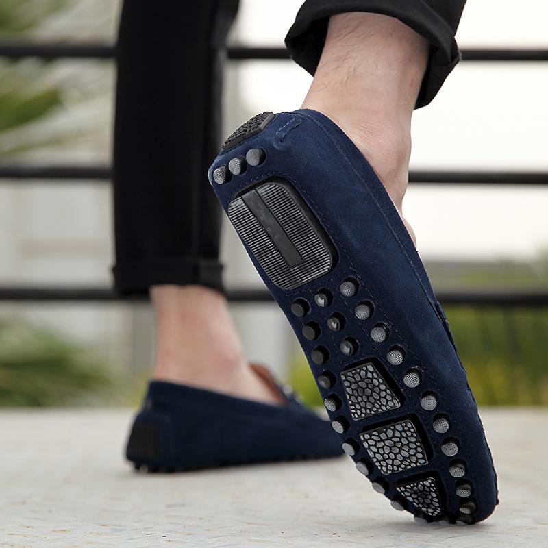 Loafers for menn Mokkasiner Uformelle skinnsko Lette slip-on-sko Klassisk menn komfortabel kjøresko