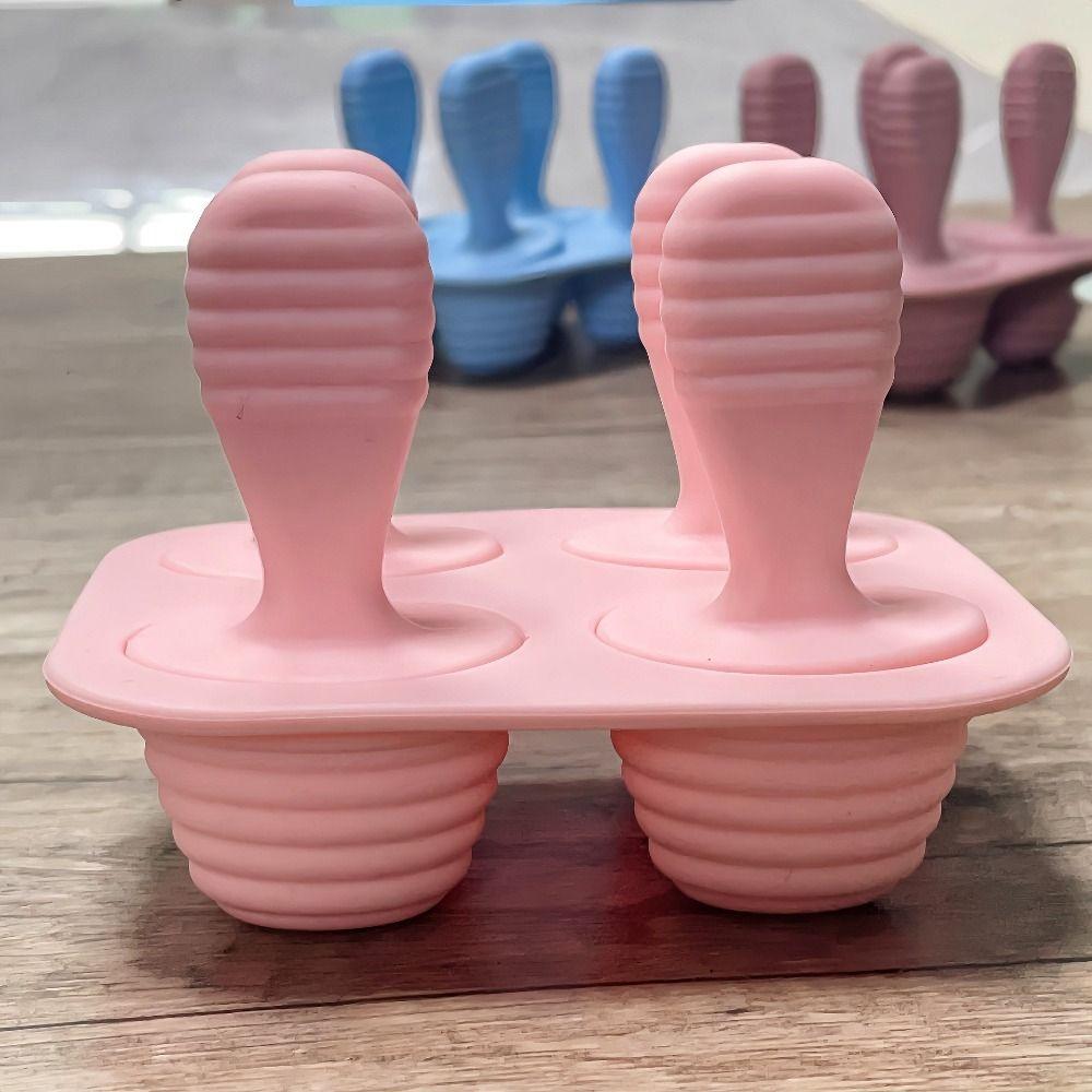 Silikon-Eis am Stiel Form Gefrierfunktion Wiederverwendbar Muttermilch-Eis am Stiel Form Ungiftiges Silikon-Formen-Set