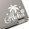 Aloha Hawaiian Hibiscus Decal for Car or Laptop