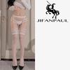 Lace Suspender Thigh-High Stockings with Over-the-Knee Design