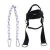 Adjustable Head Harness Neck Trainer Head Training Belt Sports Neck Training Exerciser for Weightlifting Bodybuilding