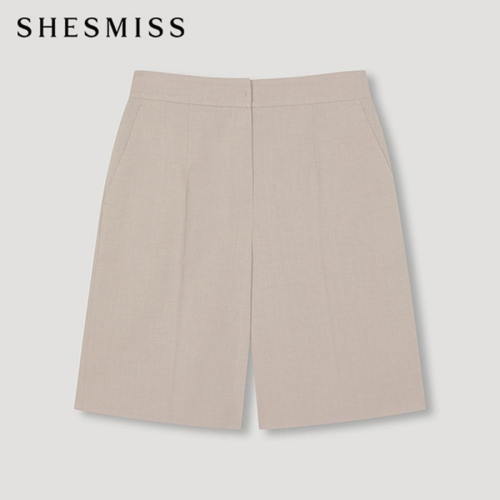 

She S miSS Back Banding chriS Half pantS SwSSpn21050 Be beige/55