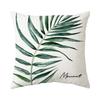 New Tropical Plant Cushion Peach Skin Pillow Nordic Fresh Living Room Sofa Pillow Cover