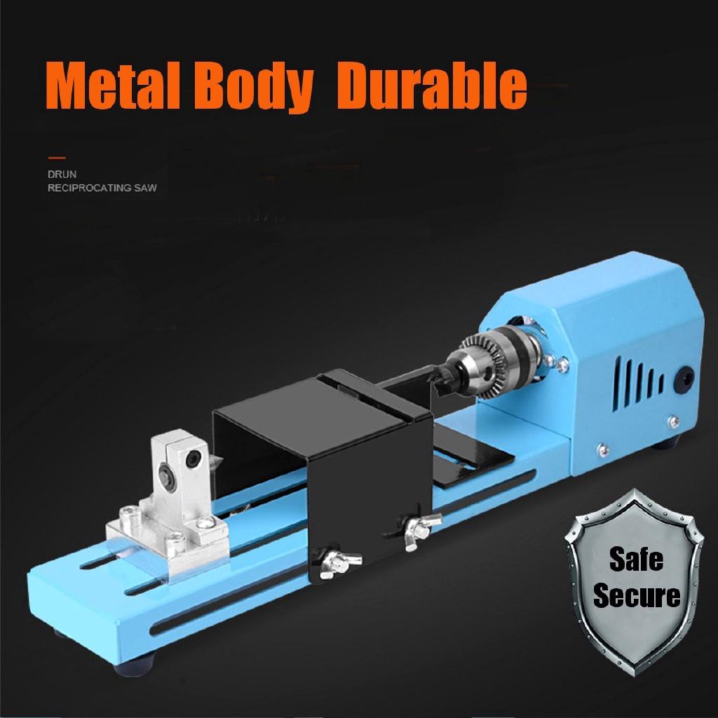 DIY Lathe Machine Tool 150W Woodworking Wood Lathe Milling Machine Grinding Polishing Beads Drill New