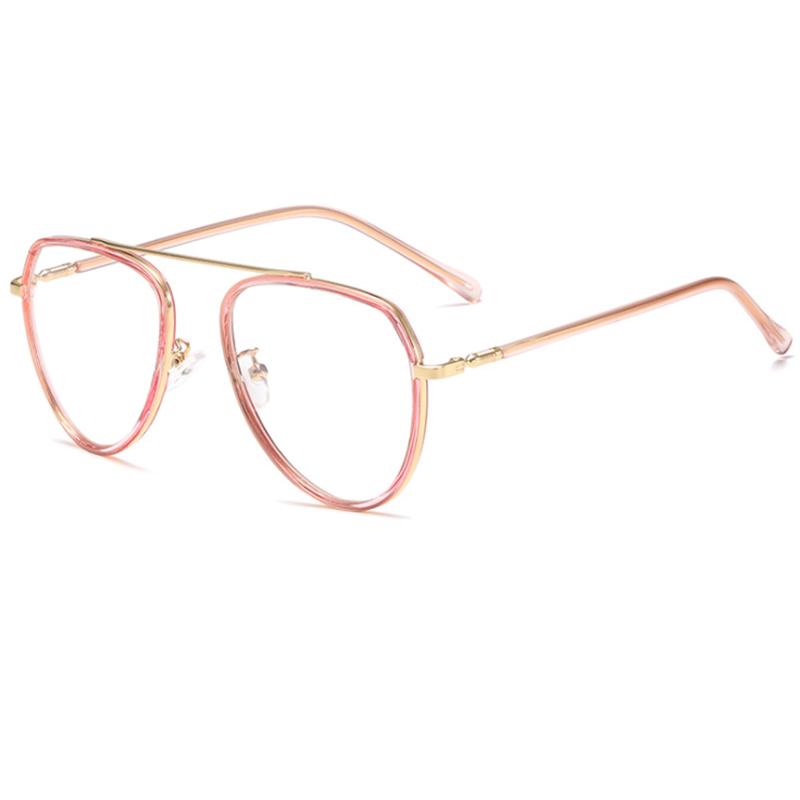 

Fashion Women Optical Frames Myopia Oversized Transparent Pilot Glasses Photochromic Eyewear 0 -1.0 -1.5 To -6.0 0