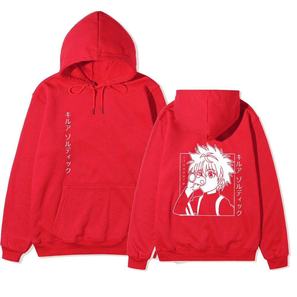 Hunter X Hunter Fashion Hoodies Men Women Hooded Sweatshirts Fashion Hip Hop Casual Pullovers Autumn Boys Girls Black Streetwear Hoodie