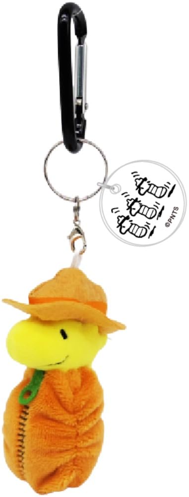 

Nakajima Corporation Peanuts Snoopy Beagle Scout Carabiner Mascot Woodstock 177506-22