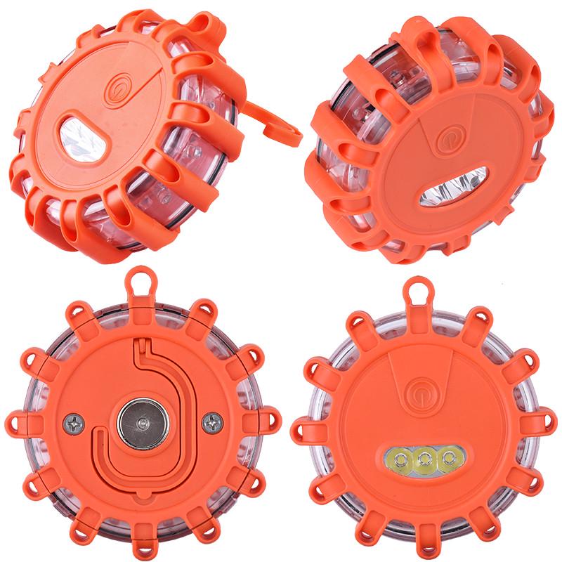 Buy LED Roadside Flashing Warning Light Outdoor Safety Emergency Disc ...