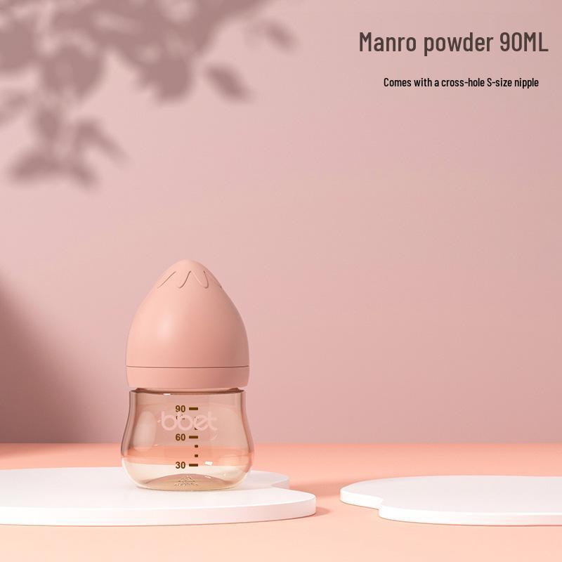 Babixiang Wide-Mouth PPSU Baby Bottle, Anti-Fall & Anti-Flatulence, Neutral Water Cup, Multiple Capacities