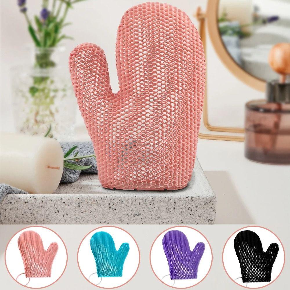 Scrubber Sponge TPU Shower Gloves Quick Drying Exfoliating Glove New Bath Gloves For Bathroom