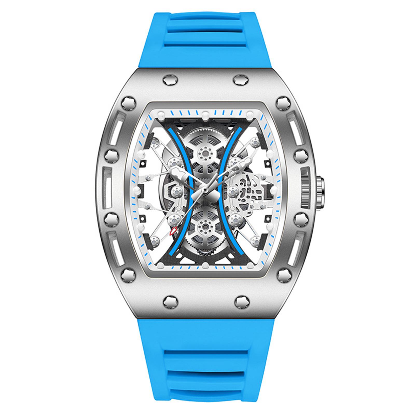 

Мужские водонепроницаемые светящиеся наручные часы-будильник для бега One Size