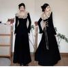 French Hepburn Style Design Sense Black Long-sleeved Dress Women's Autumn and Winter with Coat Inside with Bottom Slim Dress