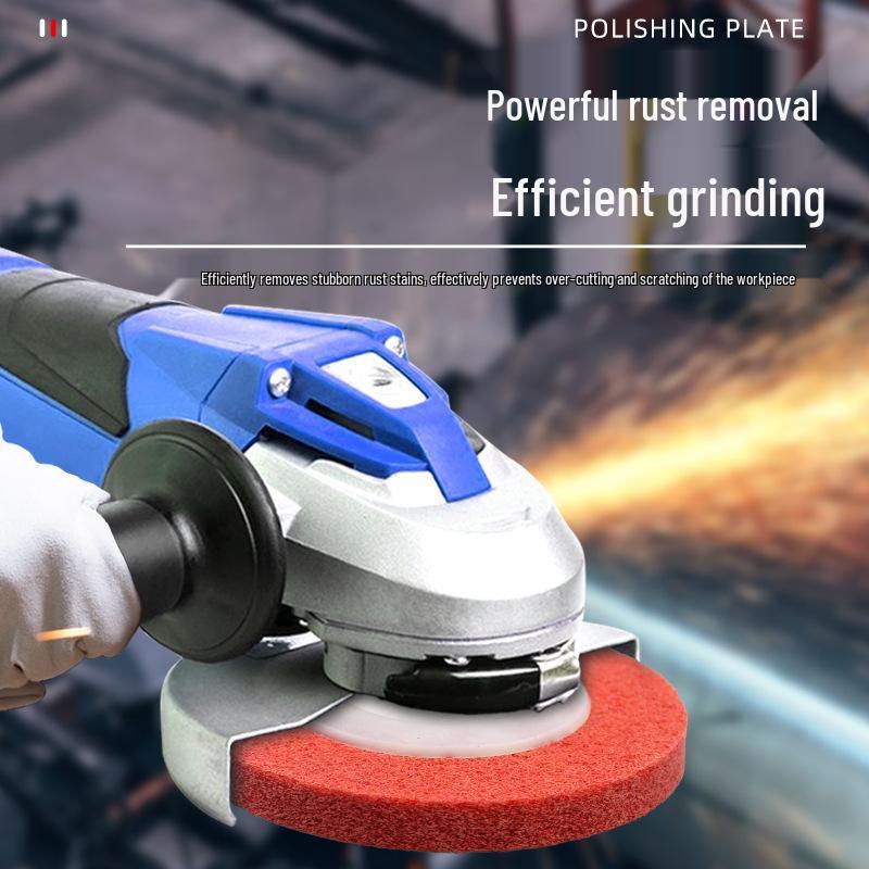 Nylon Wire Wheel for Rust Removal and Polishing - Stainless Steel Fiber Disc for Angle Grinder