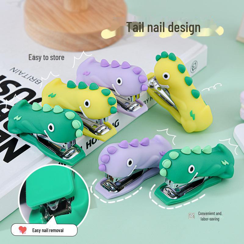 Portable Creative Dinosaur Mini Stapler - Labor-Saving, High-Value Binding Tool
