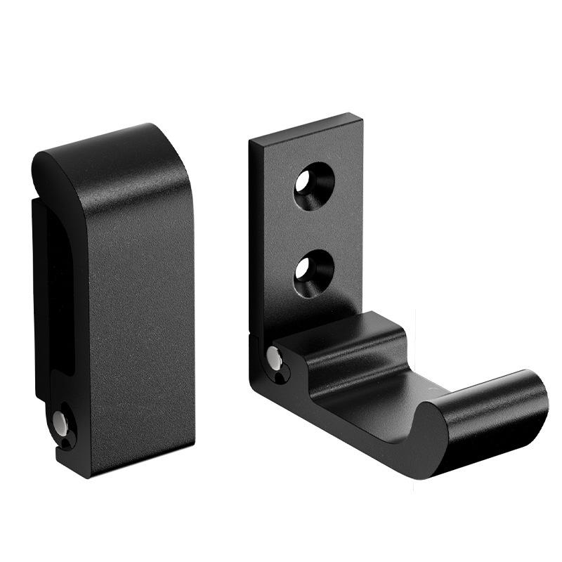 Aluminum Alloy Invisible Folding Coat Hook - Punch-Free, Multi-functional, Solid, Hidden Wall Mount