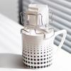 Wiederverwendbarer Halter aus Edelstahl für Einweg-Tropfbeutel im japanischen Stil, Kaffeetassen-Tropfkörbe, Filterpapiertütenregal