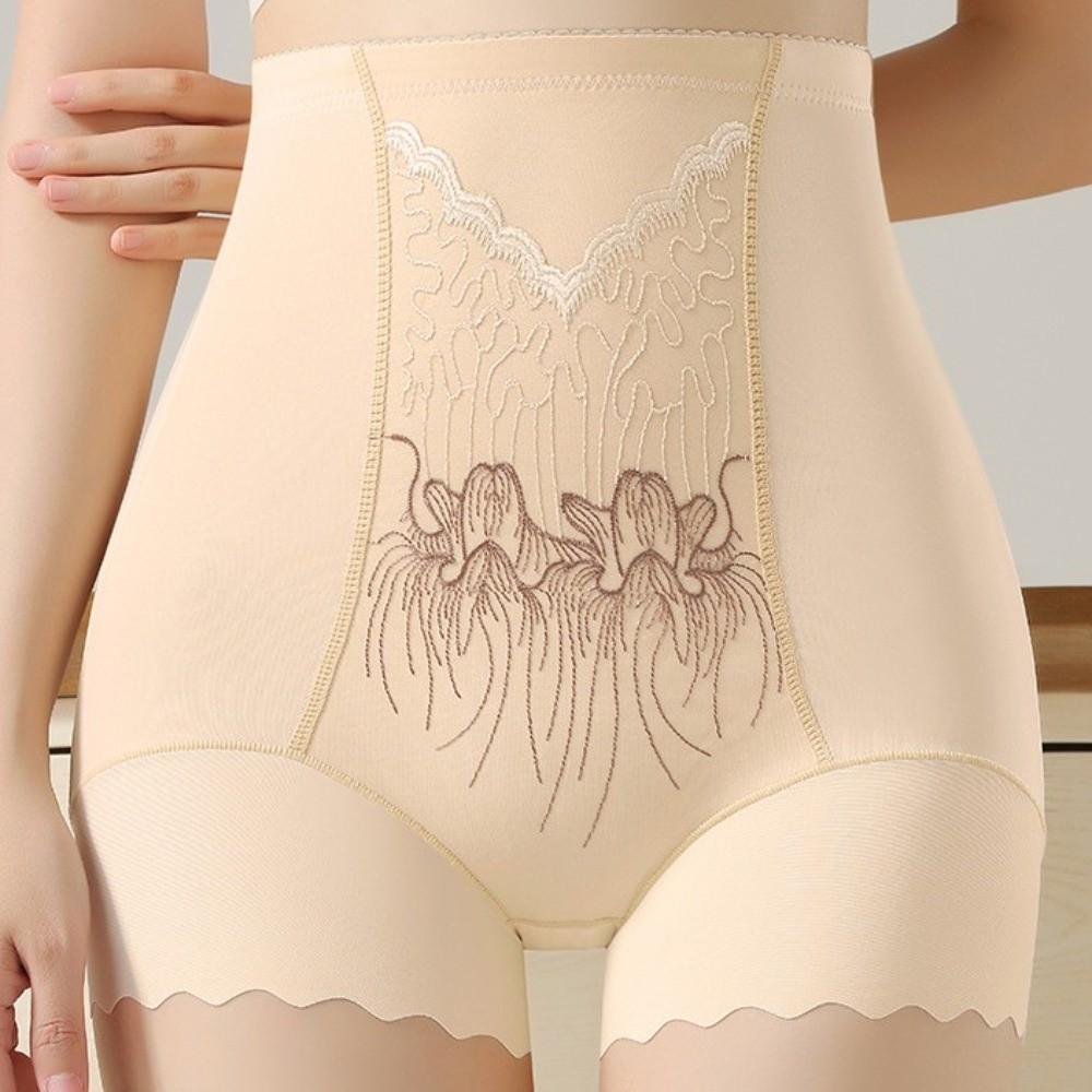 Shapewear Postpartum Body Shaper Embroidery Flower Tummy Control Underwear  Postpartum