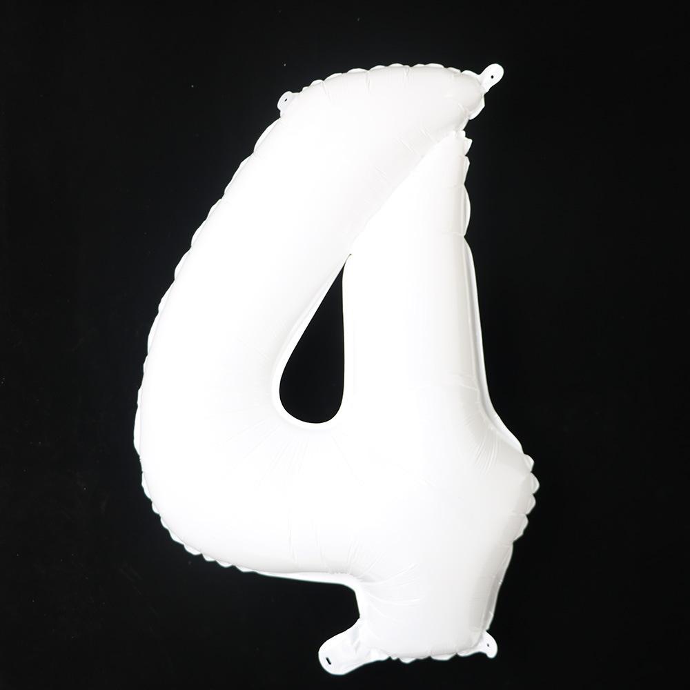 32 Inch Digital Aluminum Film Balloon, Medium Digital Gold Silver Red Black Gradual Change Color Birthday Decoration Wedding Party Balloon