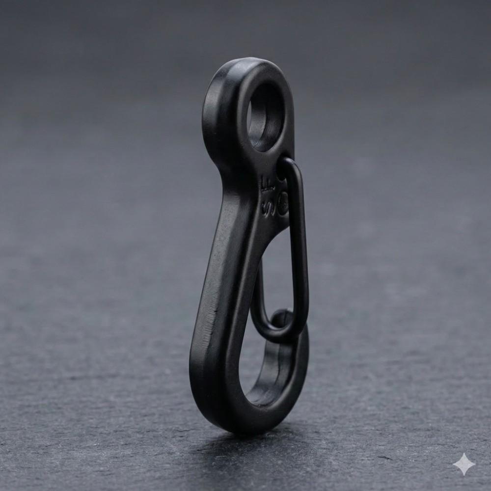 20 Pcs Alloy Mini EDC Carabiner Heavy Duty Snap Spring Clips Spring Snap Hook  Outdoor Hiking