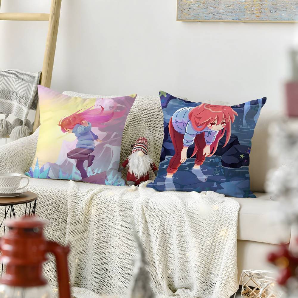 Cute C-CelesteS Game Funny Pillow Case Soft Plush Fabric Double Sided Print Decorative Home Living Room Gift Cushion
