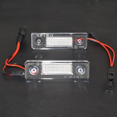 2X éclairage de plaque d'immatriculation LED Canbus blanc impeccable pour Skoda