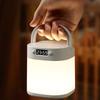 Dimmable Bedside Lamp Remote Control Reading Table Lamp Eye Protection Clock  Desktop