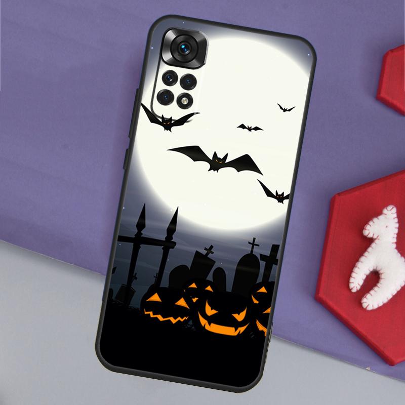 Gothic Horror Bats Full Moon Funda For Xiaomi Redmi Note 14 13 12 11 Pro 9 10 9S 10S 11S 12S Redmi 14C 10C 12C 13C Case