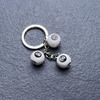 Smiling Face Dice 8 Ball Charm Keyring Backpack Decoration Handmade Pendant Keyring Fashion Bag Charm Fashion Keychain
