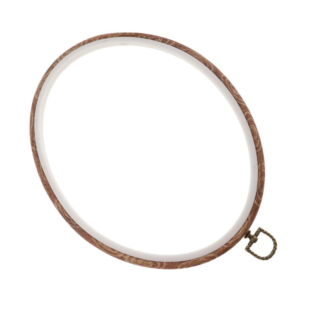 Embroidery Hoop Art Oval Plastic Ring Sewing Accessory for Embroidery Kit Home Craft