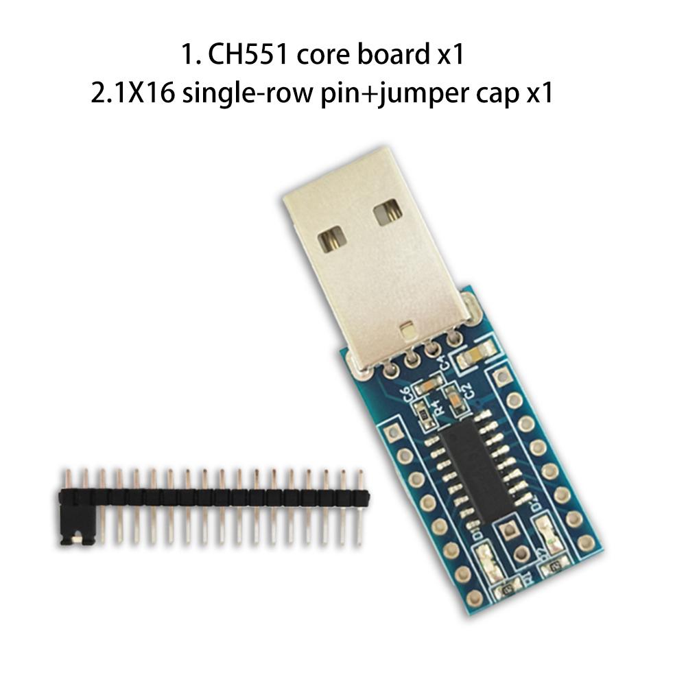 CH551 CH552 DIY Programming Development Board Core Board USB Communication 51 Single Chip Microcomputer Module