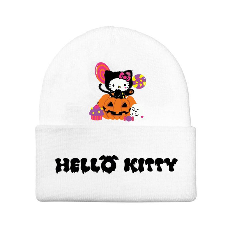 Halloween Printed Knit Cap For Winter Teens And Cartoon Enthusiasts