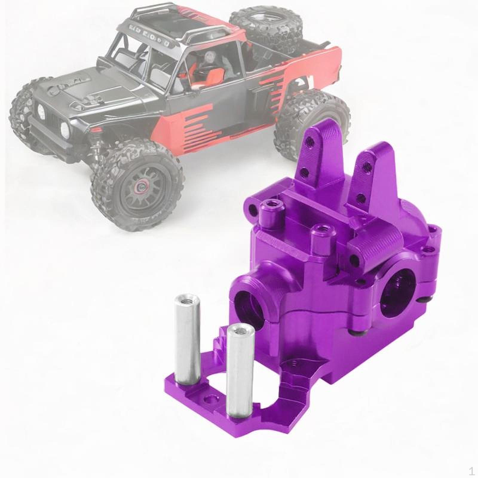 

1/14 RC Car Gearbox Differential Case DIY Modified Easy to Install Spare Parts Upgrade Kit for 14211 фіолетовий