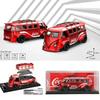 ABBY1 1:32 T1 Bus Modell Sound Licht Kinder Junge Diecast Spielzeugfahrzeug Kollektives Heimdekor Metall Miniatur Auto