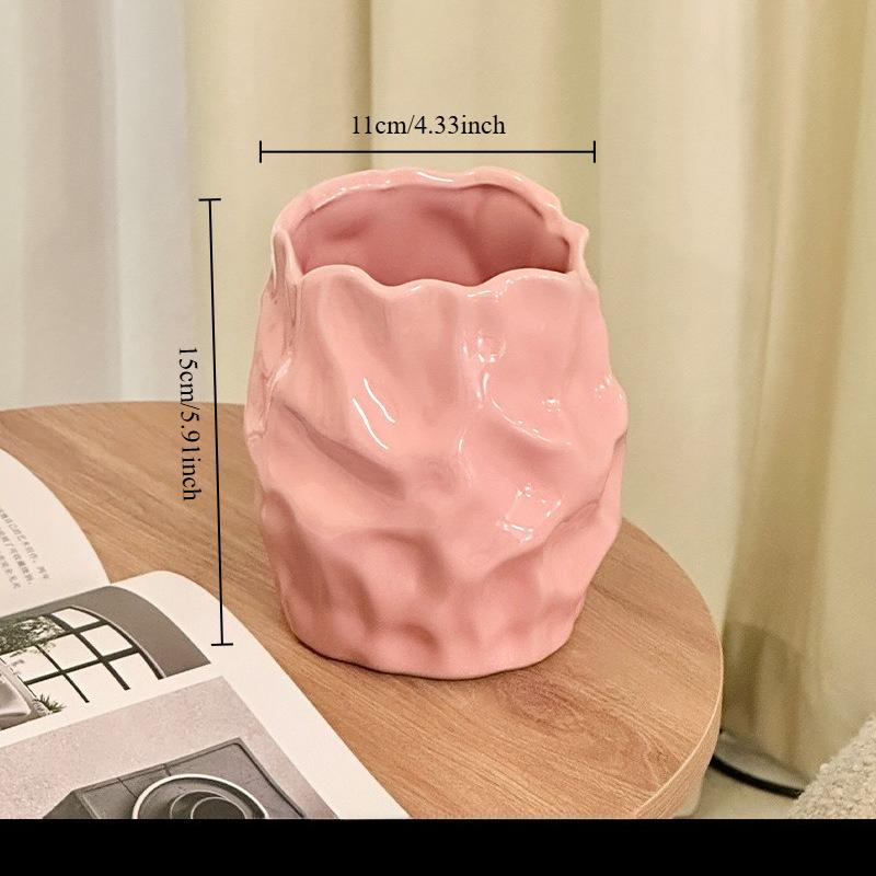 

Керамические Вазы с Премиальным Ощущением Цветочные Композиции и Декор для Гостиных розовый