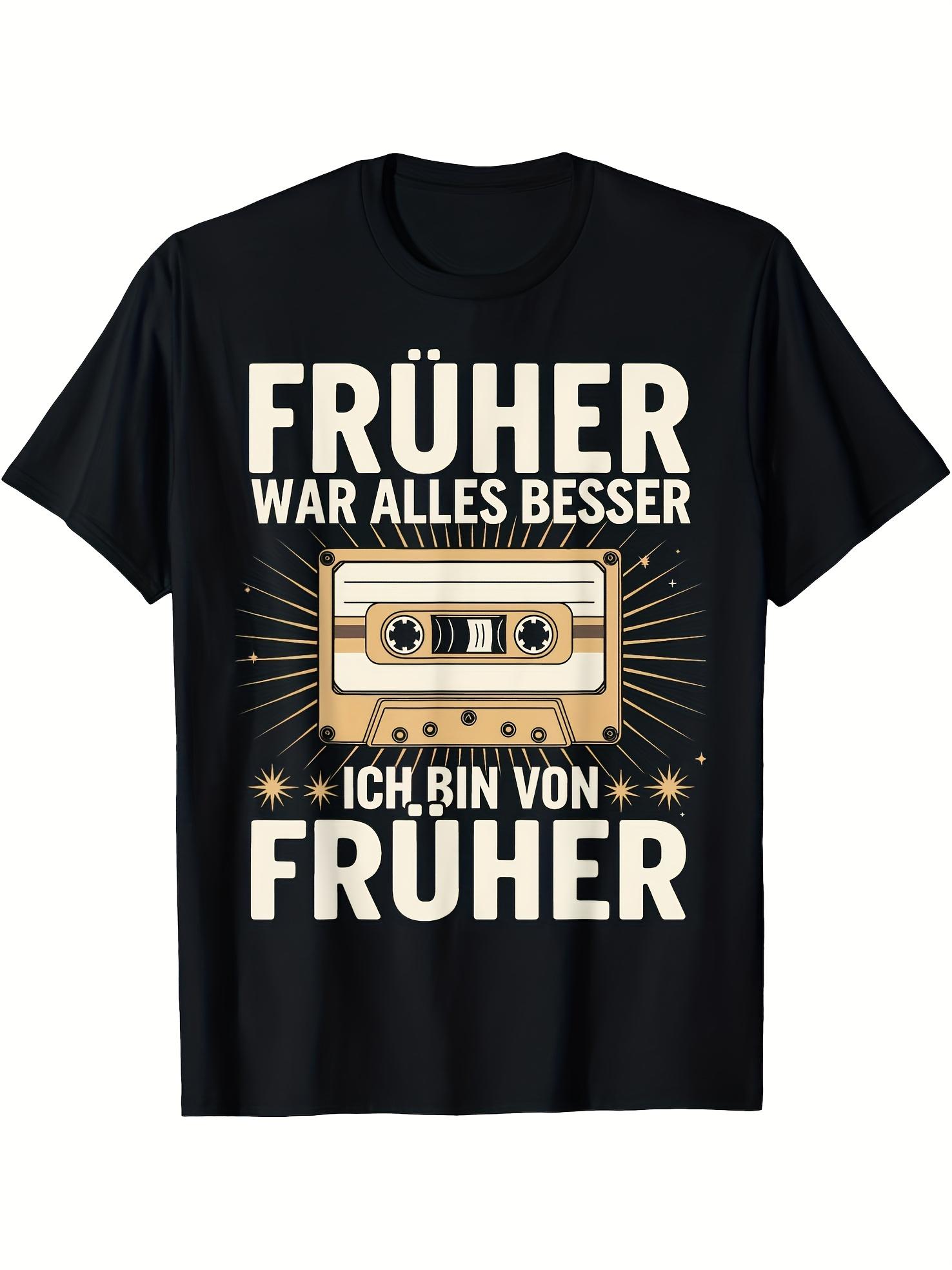 T-Shirt Y2K Retro 80s 90s Vintage Black M
