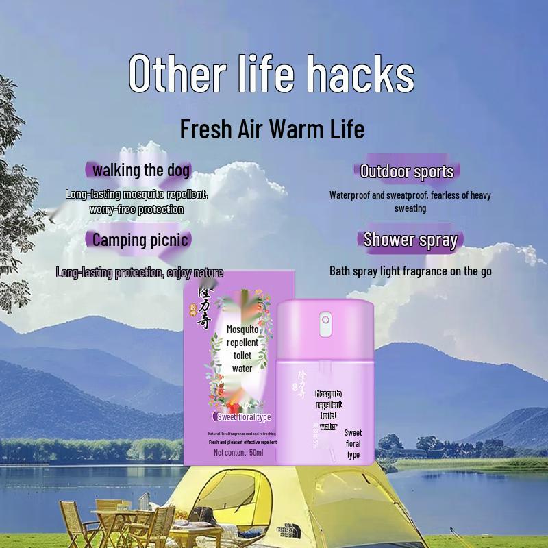 Longliqi Sweet Floral Mosquito Repellent Floral Water