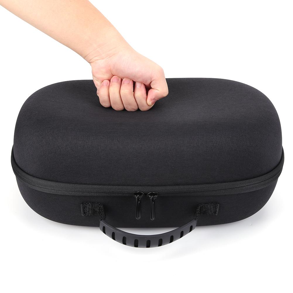 Carrying Case Bag with Lens Cover Shockproof Portable Storage Bag Anti-Scratch Mesh Pocket Bag for Meta Quest 3 VR Headset