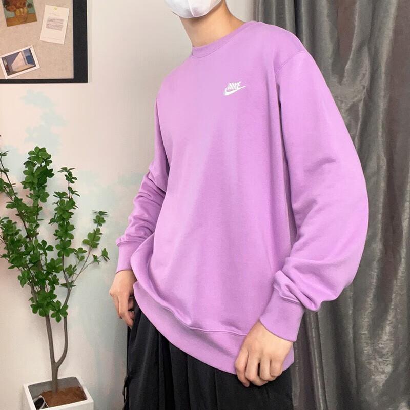 New Nike Sweatshirts Men Purple BV2667-591