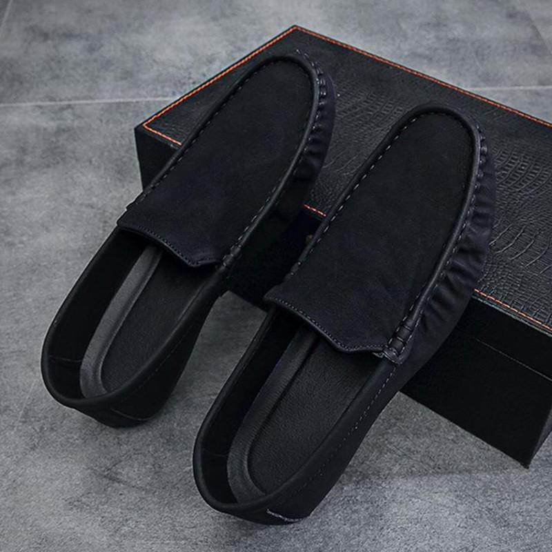 FashionFashion Men Casual Moccasins slip on Loafers Youth Boys Men Luxury Brand Moccasins outdoor breathable Shoes men moccains