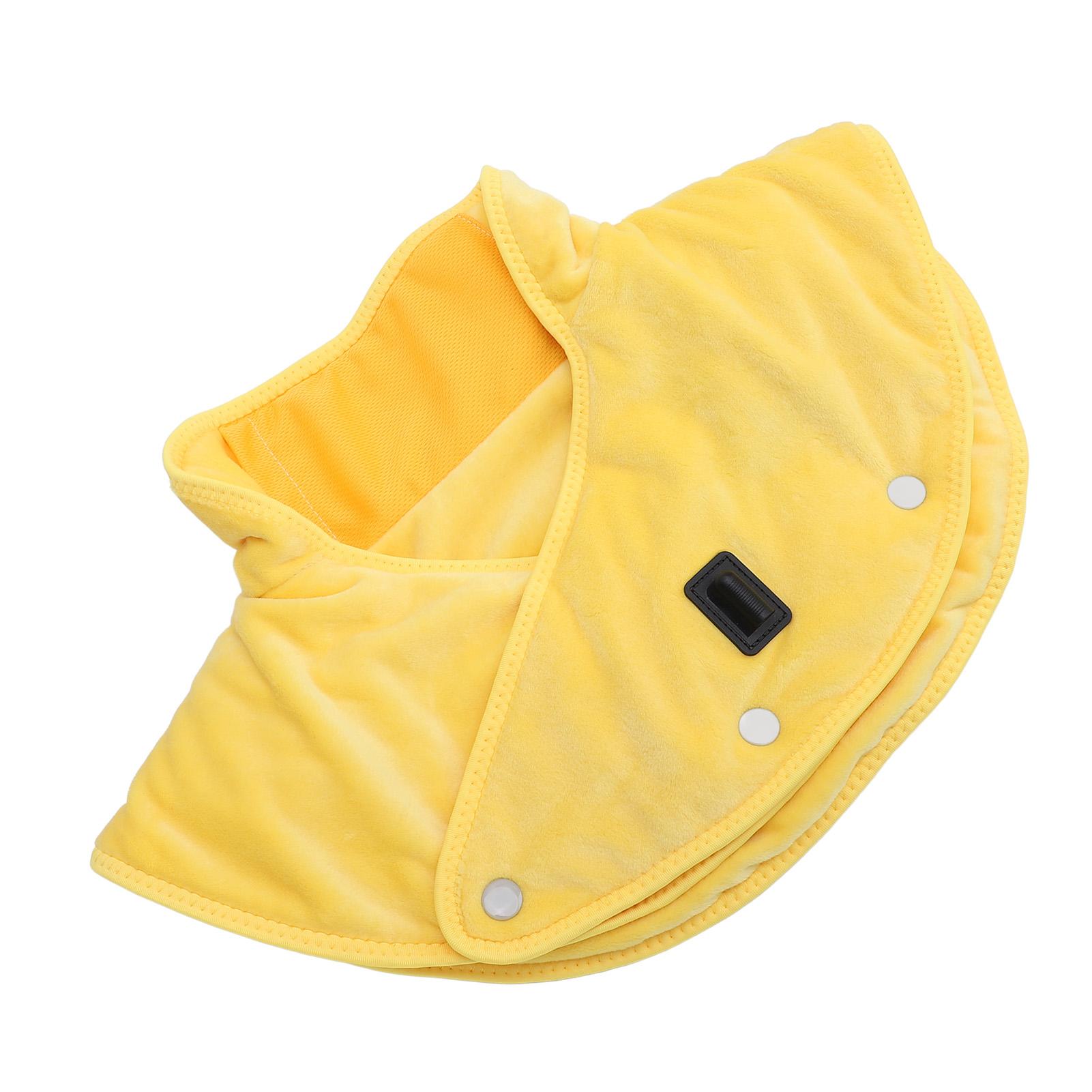 

Электрогрелка для плеч и шеи, 3 уровня настроек, регулируемый таймер, 3 зоны нагрева, углеродное волокно жёлтый