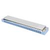 Harmonica 24 Holes Key of C Mouth Organ Tremolo Instrument Toy for Beginner Kid Adult