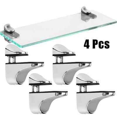 Zubehör Brandneu Praktisches Glasplattenglashalter-Stützwerkzeug Zinklegierung 55 x 24 mm Verstellbar Für 3-20 mm Dicke Regal