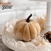 Seasonal Floral Scene Accents Small Artificial Velvet Pumpkin Decoration Fall Thanksgiving Soft Stuffed Party Ornaments Ornament Autumn Harvest