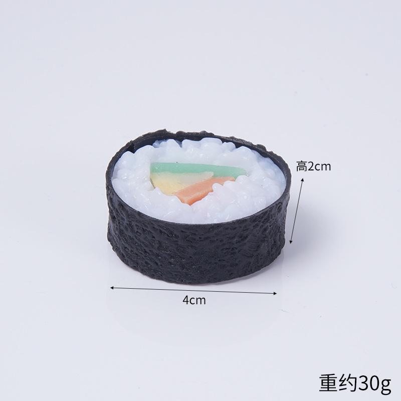 PVC Simulation Laver Sushi Model Artifical Japanese Food Seaweed Rice Japanese Restaurant Display Props Ornaments Party Decor
