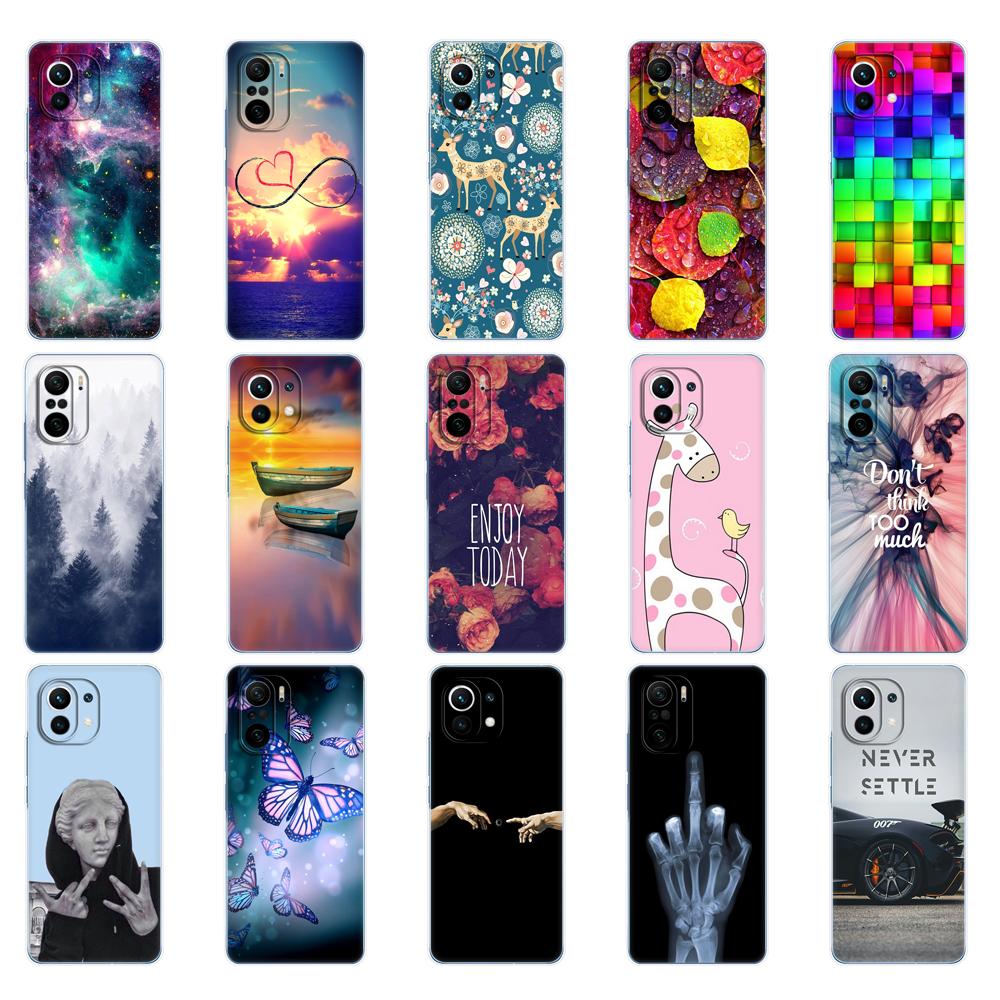 Für xiaomi Mi 11 | Mi 11 Lite 4G 5G NE| Mi 11i | Mi 11 Ultra Hülle Rückseite xiaomi11 i 11Lite Telefonhülle Xiomi Mi11Lite Silikon TPU