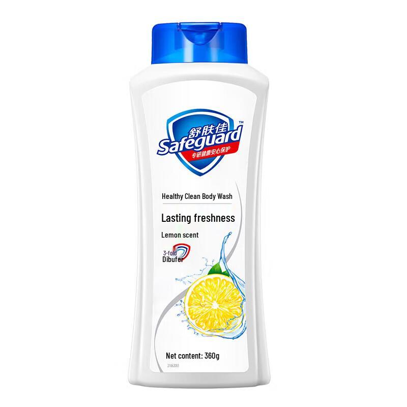 Safeguard Healthy & Purifying Moisturizing Shower Gel, Lemon Scent